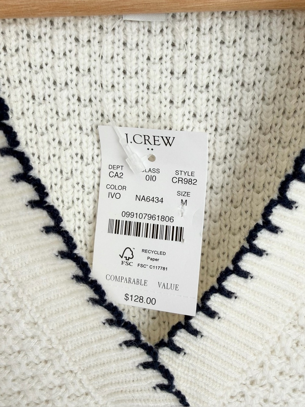 NWT J. Crew Knit Polo Sweater - Picture 5 of 7